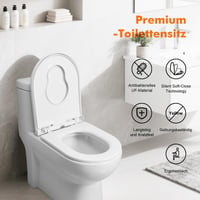 Rodinné WC sedadlo Ibergrif M41001-2 s funkciou Soft-Close – Detské sedadlo bez funkcie Soft-Close 7