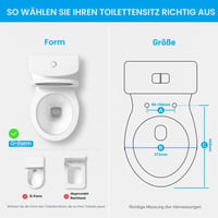 WC doska Ibergrif M41002, tvar O, biela, s mechanizmom pomalého sklápania 8