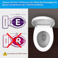 WC doska Ibergrif M41002, tvar O, biela, s mechanizmom pomalého sklápania 7