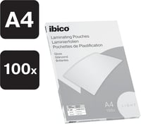 Ibico Basics lamináló fólia A4, fényes, lekerekített sarkok - 100 db 2