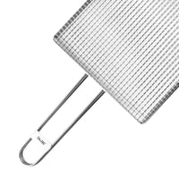 IBILI Dvojitý grilovací rošt na kalamáre 30 x 20 x 1 cm, nehrdzavejúca oceľ 18/10, rošt na grilovanie morských plodov 3