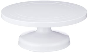 IBILI Rotirajući stalak, plastični, bijeli, visina 31 cm, 31x31x12,5 cm
