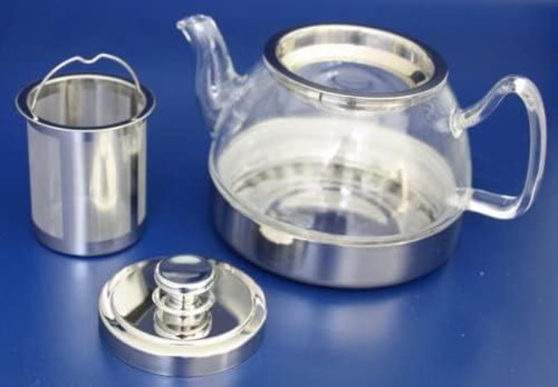 IBILI üveg teáskanna szűrővel indukciós 800 ml