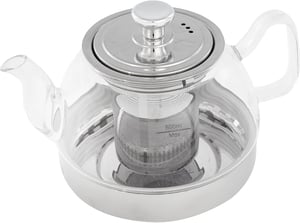 IBILI 621908 čajnik od borosilikatnog stakla s filtrom, za indukciju - 800 ml