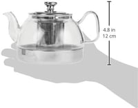 IBILI üveg teáskanna szűrővel indukciós 800 ml 6