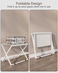 Suport pliabil pentru bagaje IBUYKE TLR001W-2 - alb 5