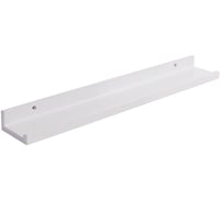 IBUYKE U-oblikovana lebdeća zidna polica, 30/45/60/90 cm, viseća polica u vintage stilu za dnevni boravak, spavaću sobu i ured RF-GB545W 1