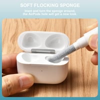 ICARER 3in1 AirPods Pro tisztító szett kefe szivacs iPhone kamera billentyűzet 5