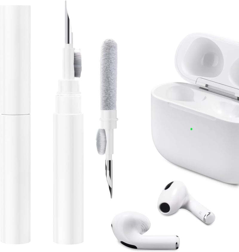 ICARER 3in1 AirPods Pro tisztító szett kefe szivacs iPhone kamera billentyűzet