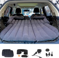 Icelus Autós Felfújható Matrac SUV-hoz - 185x130x15 cm PVC Kemping Ágy Hátsó Ülésre, Elektromos Pumpával, Utazáshoz, Kempinghez 2
