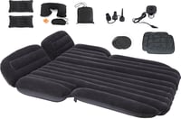 Icelus Autós Felfújható Matrac SUV-hoz - 185x130x15 cm PVC Kemping Ágy Hátsó Ülésre, Elektromos Pumpával, Utazáshoz, Kempinghez 1
