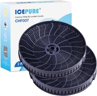 ICEPURE 2x Szénszűrő Elica CFC0140343 AEG Bauknecht Whirlpool Páraelszívóhoz 1