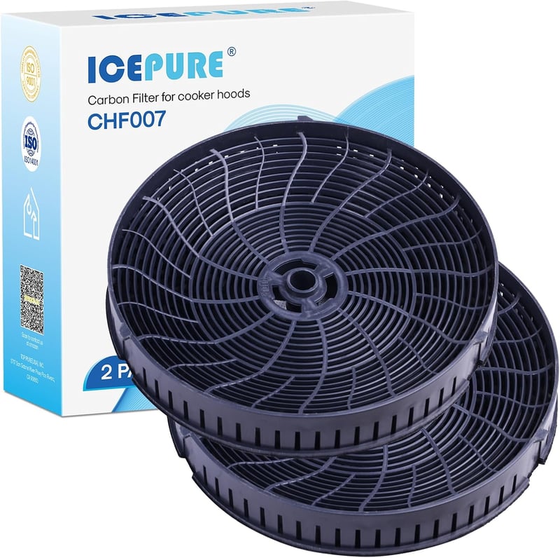 ICEPURE 2x Szénszűrő Elica CFC0140343 AEG Bauknecht Whirlpool Páraelszívóhoz