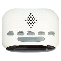 Rádiobudík iCES ICR-210 – FM PLL tuner, LED displej, duálny budík, funkcia odloženého budenia (snooze), časovač vypnutia (sleep timer), biely 3
