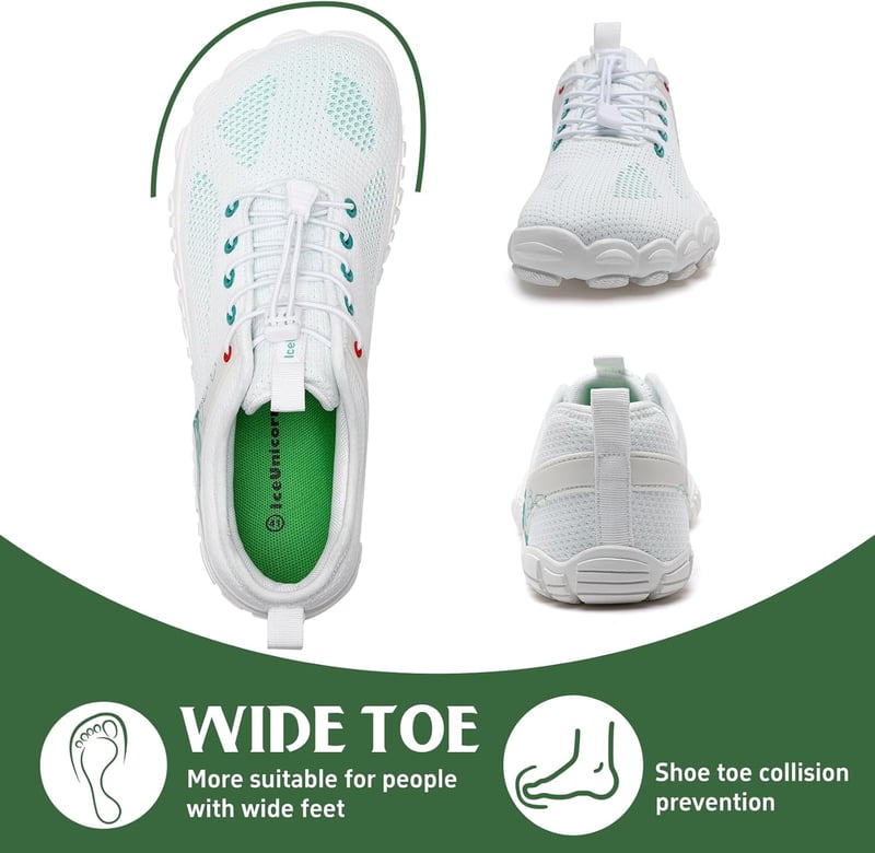 IceUnicorn Barefoot Vízi Cipő Férfiaknak és Nőknek - Aqua Fitness Strand Úszócipő