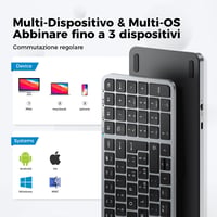 iClever Billentyűzet - Ergonomikus Vezeték Nélküli Billentyűzet 2