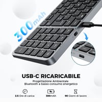 iClever Billentyűzet - Ergonomikus Vezeték Nélküli Billentyűzet 3