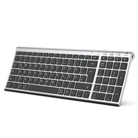 Bezdrôtová Bluetooth klávesnica iClever BK10, nabíjateľná, 3 kanály, iOS, Android, Windows 2
