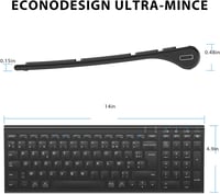 iClever BK10 Wireless Billentyűzet Magyar Kiosztás 6