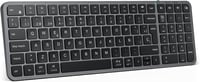 iClever BK20 Bluetooth Billentyűzet - Kompakt Vezeték Nélküli Numerikus Billentyűzet, 3 Eszköz Csatlakoztatás, USB-C Tölthető, MacBook, iPad 1