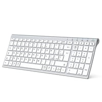 iClever Bluetooth klávesnica s numerickou časťou, ergonomická bezdrôtová klávesnica 1