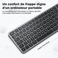 iClever Bluetooth Billentyűzet Vezeték Nélküli Újratölthető 6