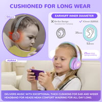 Detské Bluetooth slúchadlá iClever BTH24 s potlačením hluku a LED svetlom, 47 hodín prehrávania, rýchle nabíjanie typu C, obmedzenie hlasitosti 80 dB, na cesty 7