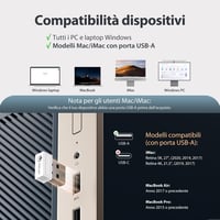 iClever Ezüst-Fehér Vezeték Nélküli Billentyűzet és Egér Szett - Argento e Bianco 9