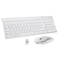iClever GK03 2.4G bežična tipkovnica - bijela 1