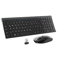 Balík pre dokonalý pracovný stôl: 1x klávesnica + 1x set myši + 1x podložka + 1x opierka + 1x USB hub 2