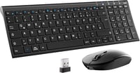 iClever GK03 2.4G Wireless Slim Billentyűzet Fekete 1