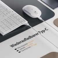 iClever GK03 2.4G Wireless Slim Fehér Billentyűzet 4