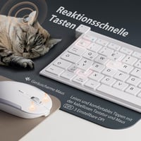 iClever GK03 2.4G Wireless Slim Fehér Billentyűzet 6