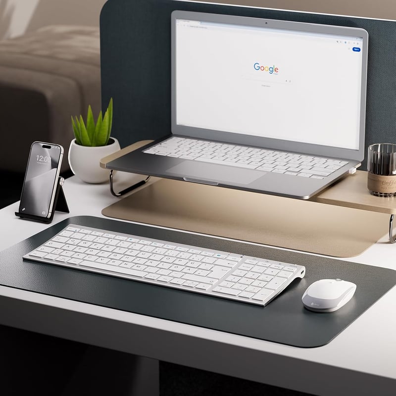 iClever GK03 2.4G Wireless Slim Fehér Billentyűzet
