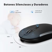 iClever GK03 Vezeték Nélküli Billentyűzet és Egér Szett - Újratölthető, Ergonomikus, Kompakt, Vékony Kialakítás, Stabil 2.4G Kapcsolat, Wind 8
