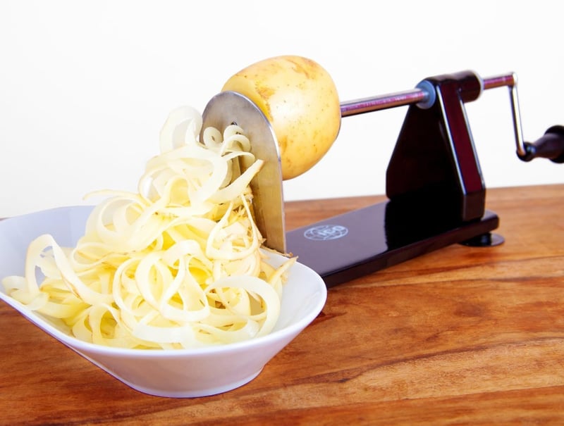 ICO Trading Zöldség Spiralizáló Alumínium - Spagetti, Cékla Saláta Készítéshez