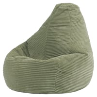 Icon Dalton dječja vreća za sjedenje u boji kadulje, od mekog samt materijala, s punjenjem, za dječju sobu, spavaću sobu, igraonicu 1