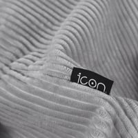 Icon Kingston szürke kordbársony babzsák töltőanyaggal 8