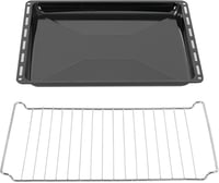 ICQN Sütőtepsi szett 445x375mm Whirlpool Ignis Bauknecht kompatibilis rács - 445 x 35 with grid set 1