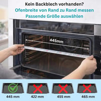 ICQN Sütőtepsi szett 445x375mm Whirlpool Ignis Bauknecht kompatibilis rács - 445 x 35 with grid set 3