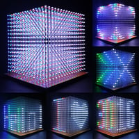 iCubeSmart 3D16MINI LED Kocka Világító Elektronikai Készlet - 16x16x16 LED Fénykocka, Oktató Játék Gyerekeknek, Programozható Elektronikai T 2