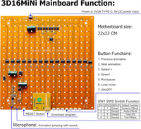 iCubeSmart 3D16MINI LED Kocka Világító Elektronikai Készlet - 16x16x16 LED Fénykocka, Oktató Játék Gyerekeknek, Programozható Elektronikai T 9