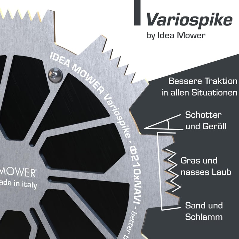Idea Mower Variospike robotfűnyíró szegek Navimow Segway H500, H800 modellhez rozsdamentes acél