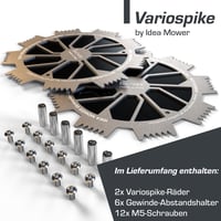 Idea Mower Variospike robotfűnyíró szegek Navimow Segway H500, H800 modellhez rozsdamentes acél 4