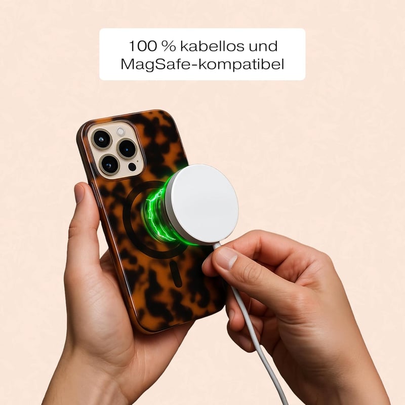 IDEAL OF SWEDEN iPhone 15 Pro Max MagSafe Tok Teknős Mintás Vékony Ütésálló Védelem
