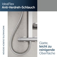 Set de duș cu termostat Ideal Standard Ceratherm Alu+ BD583SI, cu 2 polițe, pară de duș, cap de duș și furtun de 175 cm, argintiu, 356x501x1113 mm 5