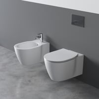 Capac WC Ideal Standard Connect E772401 cu închidere lentă (Softclose), formă D ultra-subțire, alb 8