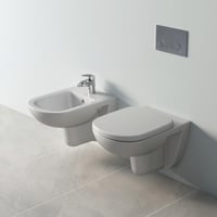 WC sedadlo Ideal Standard Eurovit s funkciou pozvoľného sklápania, tvar D, duroplast, biele, 365x425x40 mm 5