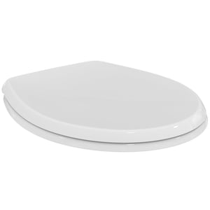 Ideal Standard Eurovit WC daska, univerzalna ovalna, ureja, kromirane šarke, bijela, W302601