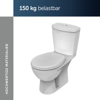 WC sedadlo Ideal Standard Eurovit, univerzálne oválne, močovina (UREA), chrómované pánty, biela, W302601 8